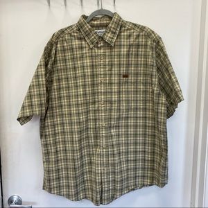 Carhartt Short Sleeve Button Down Mens XL